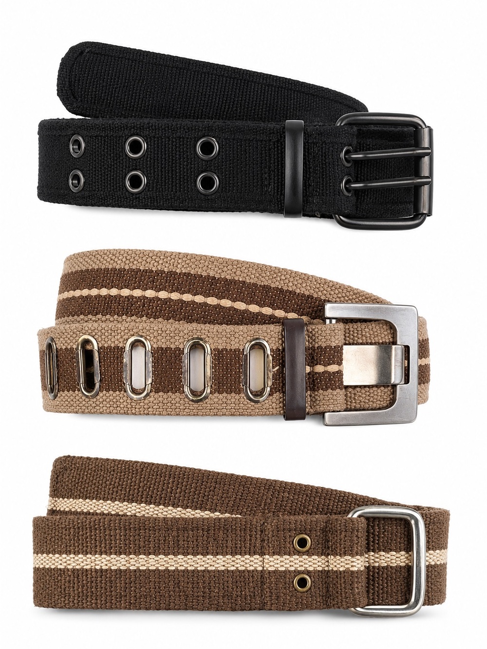 Interview with the Vampire Screen Worn Men’s Canvas Belt Set of 3